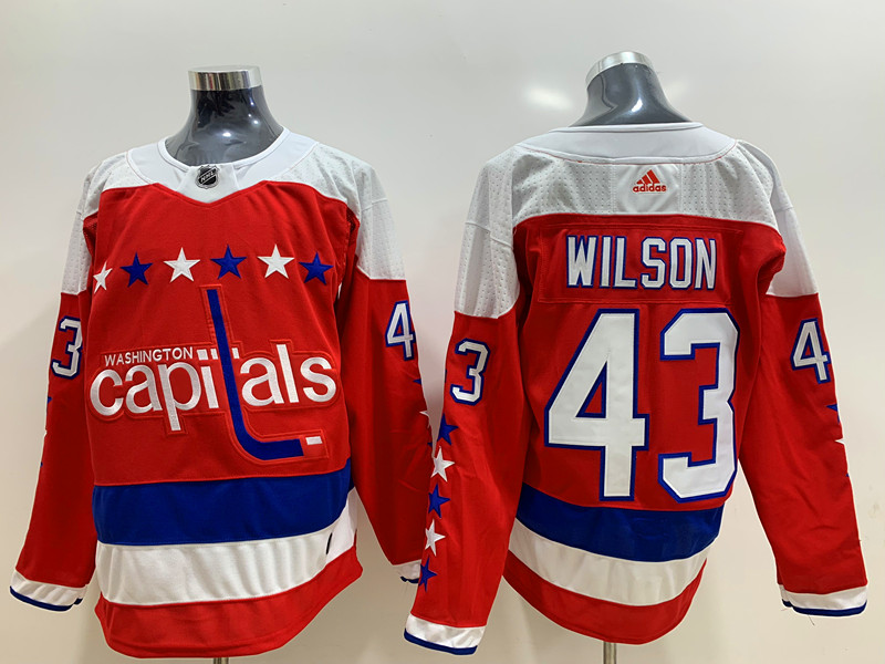 Men's Washington Capitals Tom Wilson #43 Red Jersey